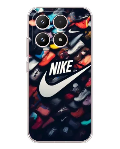 Чехол для Xiaomi 17 с картинкой «Коллекция кроссовок Nike»