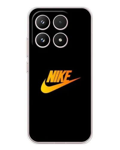 Чехол для Xiaomi 17 с картинкой «Золотой логотип Nike»