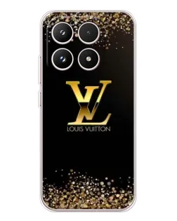 Чехол для Xiaomi 17 с картинкой «LV — золотые искры»