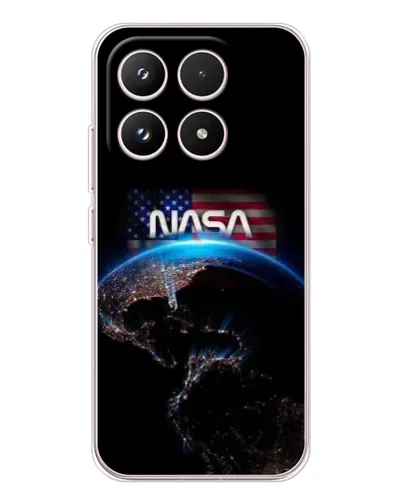 Чехол для Xiaomi 17 с картинкой «Земля из космоса NASA»