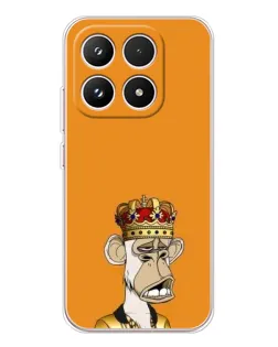 Чехол для Xiaomi 17 с картинкой «Золотая обезьяна Bored Ape»