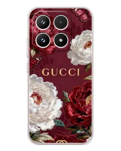 Чехол для Xiaomi 17 с картинкой «Gucci — бордовые розы» Чехол для Xiaomi 17 с картинкой «Gucci — бордовые розы»