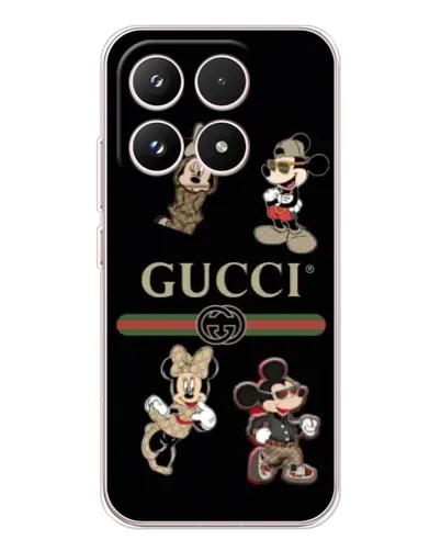 Чехол для Xiaomi 17 с картинкой «Gucci — герои Disney и монограмма» Чехол для Xiaomi 17 с картинкой «Gucci — герои Disney и монограмма»