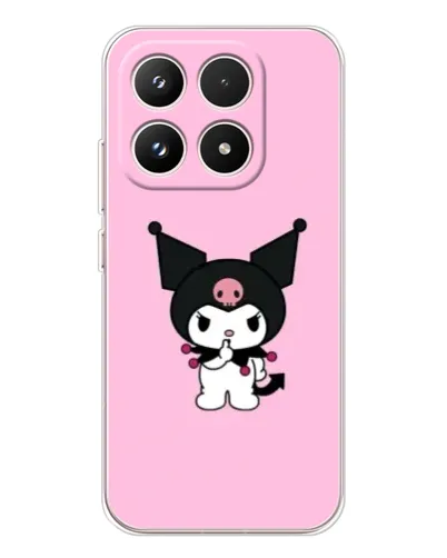 Чехол для Xiaomi 17 с картинкой «Kuromi — розовая нежность»