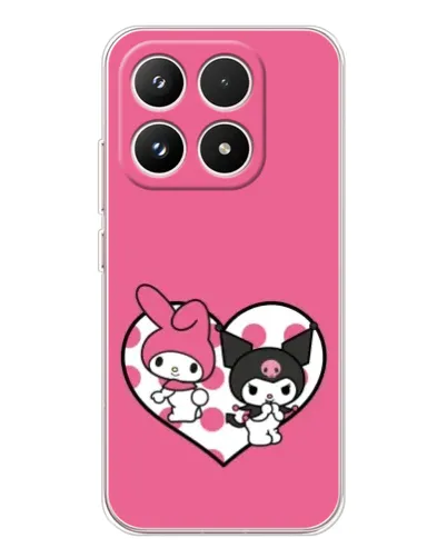 Чехол для Xiaomi 17 с картинкой «Kuromi и My Melody»