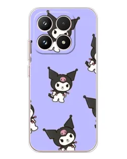 Чехол для Xiaomi 17 с картинкой «Паттерн с Kuromi»
