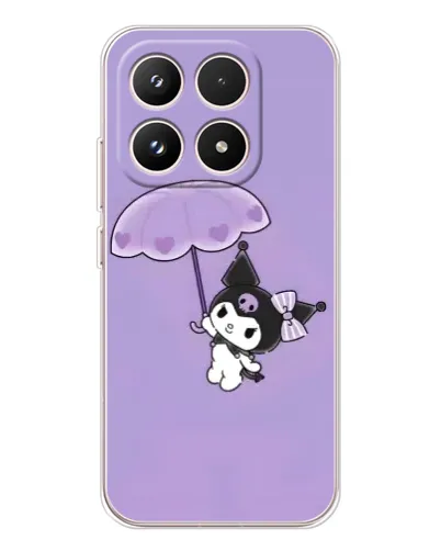 Чехол для Xiaomi 17 с картинкой «Kuromi с зонтиком»