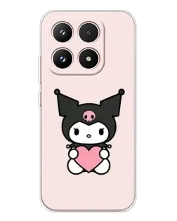 Чехол для Xiaomi 17 с картинкой «Kuromi и сердце»