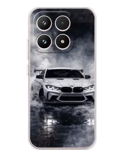 Чехол для Xiaomi 17 с картинкой «BMW сквозь туман»