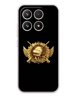 Чехол для Xiaomi 17 с картинкой «PUBG — оранжевый градиент»