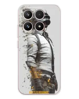 Чехол для Xiaomi 17 с картинкой «PUBG — боец в пыли»