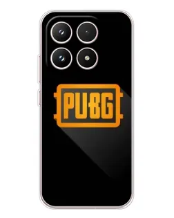 Чехол для Xiaomi 17 с картинкой «PUBG — рамка лого»