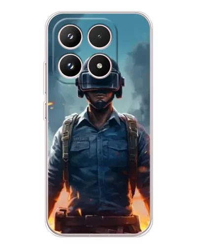 Чехол для Xiaomi 17 с картинкой «PUBG — реалистичный герой» Чехол для Xiaomi 17 с картинкой «PUBG — реалистичный герой»