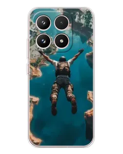 Чехол для Xiaomi 17 с картинкой «PUBG — свободное падение»