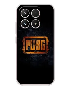 Чехол для Xiaomi 17 с картинкой «PUBG — золотой логотип»