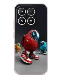Чехол для Xiaomi 17 с картинкой «Among Us — 3D стиль»