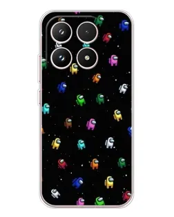 Чехол для Xiaomi 17 с картинкой «Экипаж Among Us»