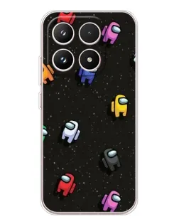 Чехол для Xiaomi 17 с картинкой «Космический паттерн Among Us»