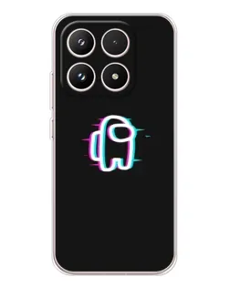 Чехол для Xiaomi 17 с картинкой «Among Us неон»