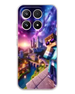 Чехол для Xiaomi 17 с картинкой «Стив и космос»