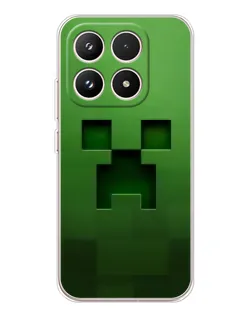 Чехол для Xiaomi 17 с картинкой «Крипер микро-дизайн»
