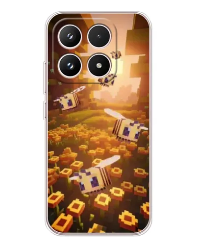 Чехол для Xiaomi 17 с картинкой «Поле подсолнухов»