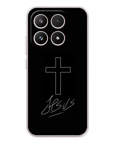 Чехол для Xiaomi 17 с картинкой «Графический крест Jesus» Чехол для Xiaomi 17 с картинкой «Графический крест Jesus»