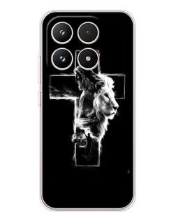 Чехол для Xiaomi 17 с картинкой «Сияющий крест Jesus»