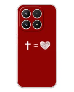 Чехол для Xiaomi 17 с картинкой «Уравнение любви»