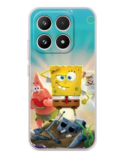 Чехол для Xiaomi 17 с картинкой «Спанч Боб победитель» Чехол для Xiaomi 17 с картинкой «Спанч Боб победитель»