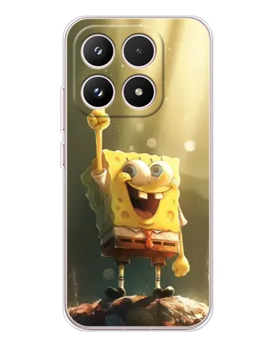 Чехол для Xiaomi 17 с картинкой «Сияющий Спанч Боб» Чехол для Xiaomi 17 с картинкой «Сияющий Спанч Боб»