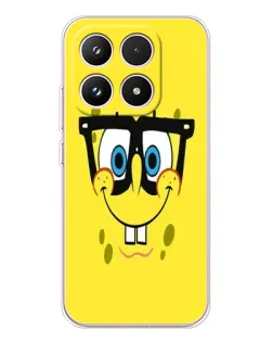 Чехол для Xiaomi 17 с картинкой «Минималистичный Спанч Боб» Чехол для Xiaomi 17 с картинкой «Минималистичный Спанч Боб»