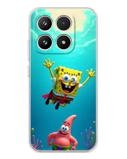 Чехол для Xiaomi 17 с картинкой «Спанч Боб под водой» Чехол для Xiaomi 17 с картинкой «Спанч Боб под водой»