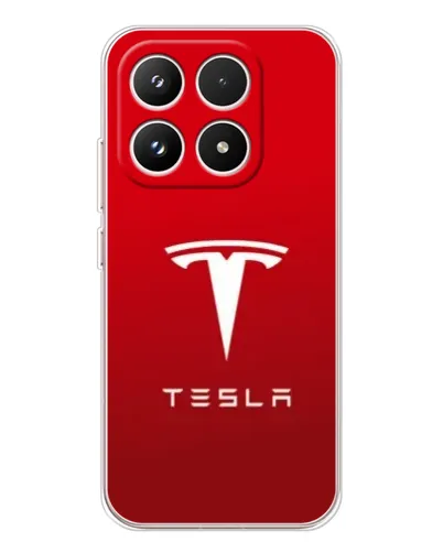 Чехол для Xiaomi 17 с картинкой «Tesla Red Classic»