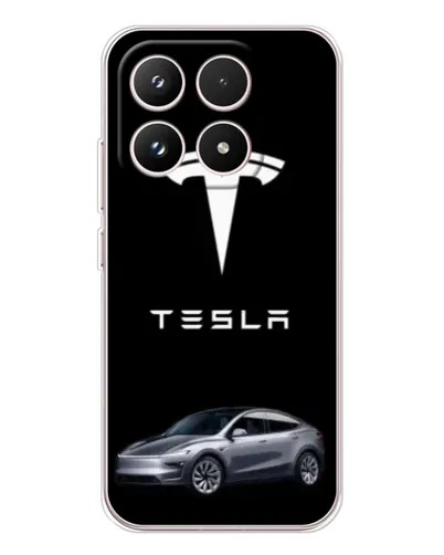 Чехол для Xiaomi 17 с картинкой «Tesla Model Y»