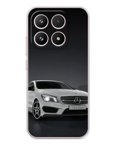 Чехол для Xiaomi 17 с картинкой «Mercedes AMG GT Silver»