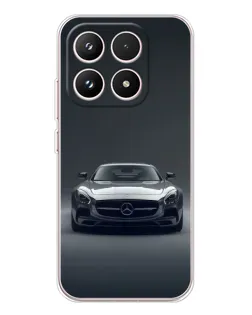 Чехол для Xiaomi 17 с картинкой «Mercedes на черном»