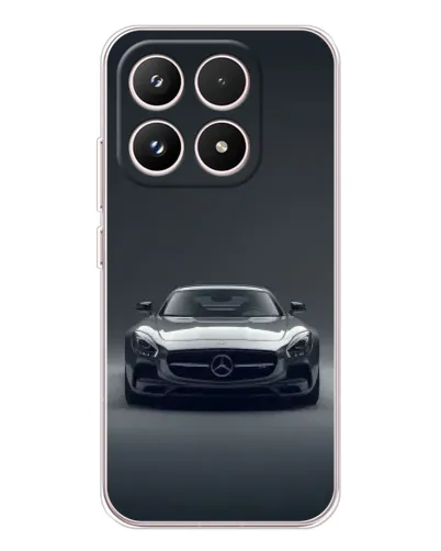 Чехол для Xiaomi 17 с картинкой «Mercedes на черном»