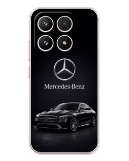 Чехол для Xiaomi 17 с картинкой «Mercedes — решетка радиатора»