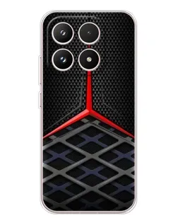Чехол для Xiaomi 17 с картинкой «Mercedes Carbon Grid»