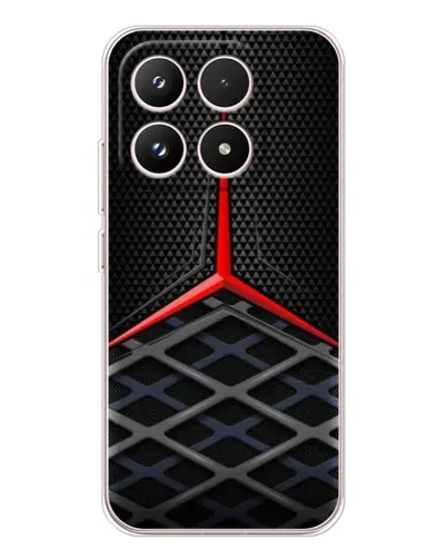 Чехол для Xiaomi 17 с картинкой «Mercedes Carbon Grid»