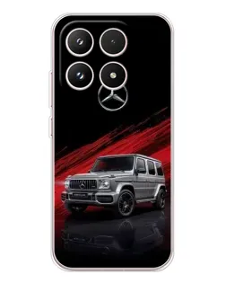 Чехол для Xiaomi 17 с картинкой «Mercedes G-Class красный»