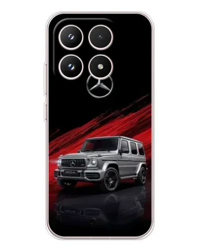 Чехол для Xiaomi 17 с картинкой «Mercedes G-Class красный»