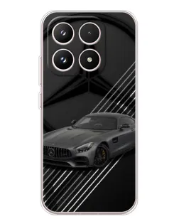 Чехол для Xiaomi 17 с картинкой «Mercedes AMG — графика»