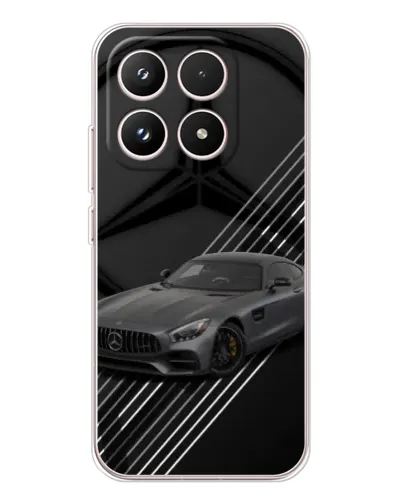 Чехол для Xiaomi 17 с картинкой «Mercedes AMG — графика»