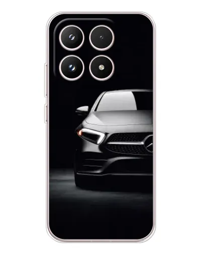 Чехол для Xiaomi 17 с картинкой «Свет фар Mercedes»