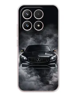 Чехол для Xiaomi 17 с картинкой «Mercedes в дыму»