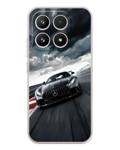 Чехол для Xiaomi 17 с картинкой «Гоночный Mercedes AMG»