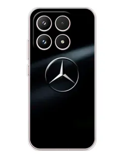 Чехол для Xiaomi 17 с картинкой «Mercedes на металле»