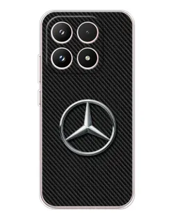 Чехол для Xiaomi 17 с картинкой «Карбоновый Mercedes стиль»